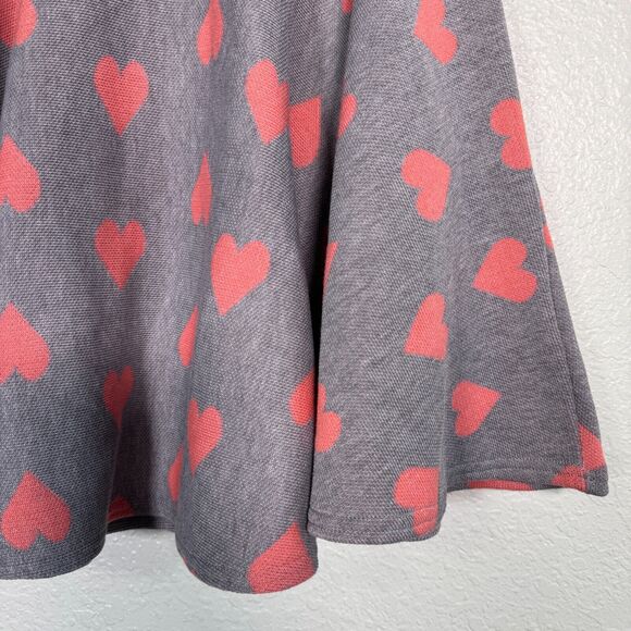 Elhoffer Essential Knit Skirt Women Large Companion Heart Skater Comfy Cosplay - Picture 5 of 11